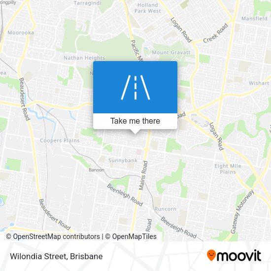 Wilondia Street map