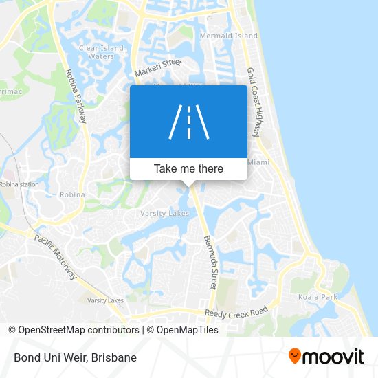 Bond Uni Weir map