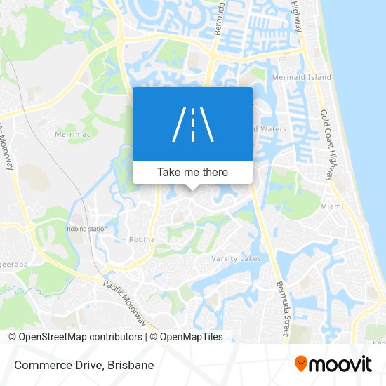 Commerce Drive map