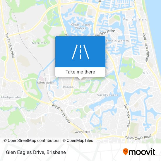 Glen Eagles Drive map