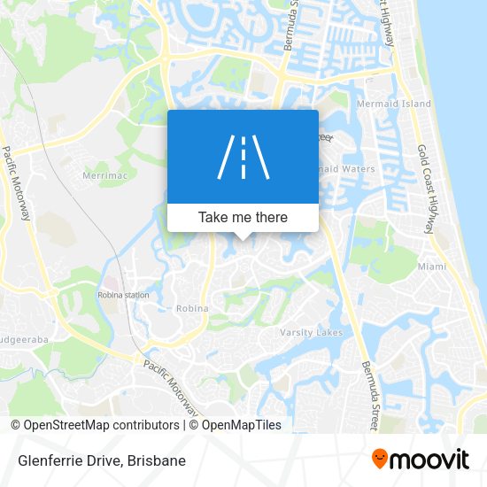 Glenferrie Drive map