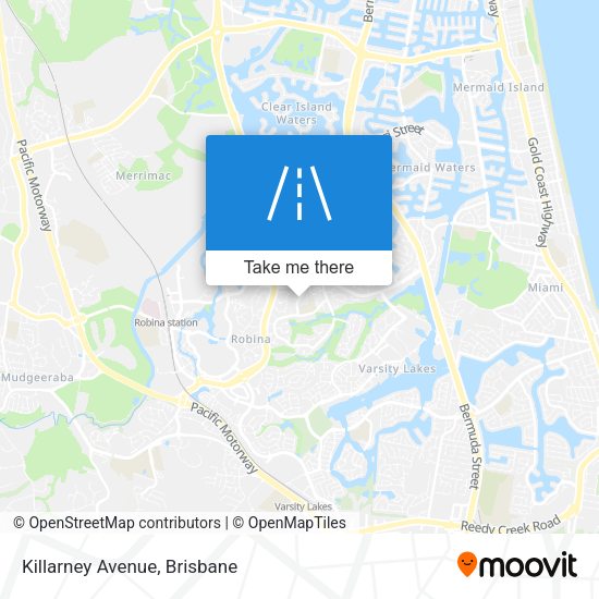 Killarney Avenue map