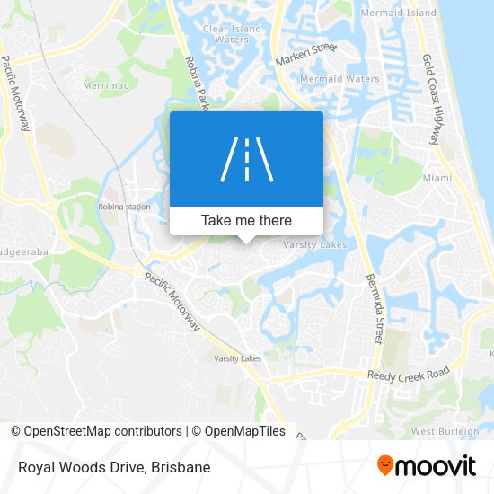 Royal Woods Drive map