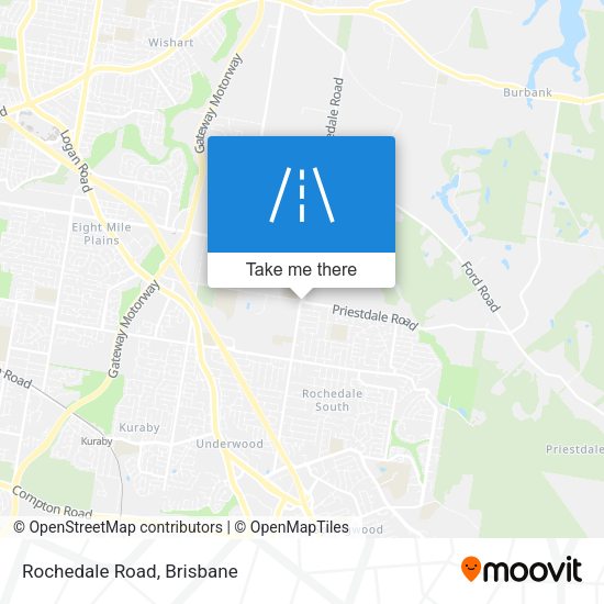 Rochedale Road map
