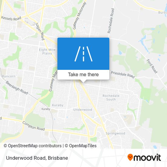 Underwood Road map