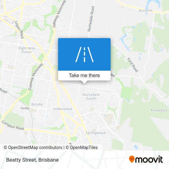 Beatty Street map
