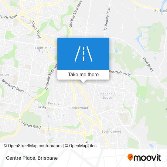 Centre Place map