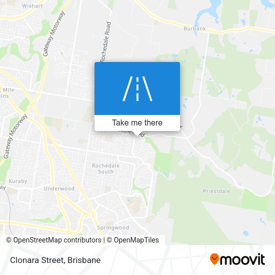 Clonara Street map