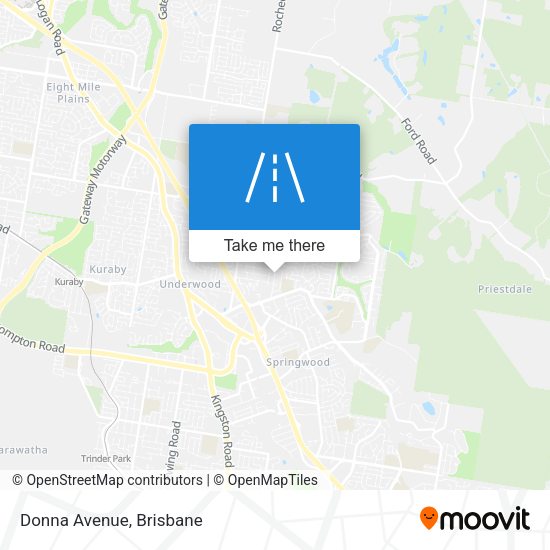 Donna Avenue map