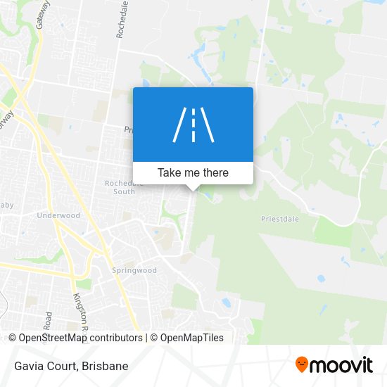 Gavia Court map