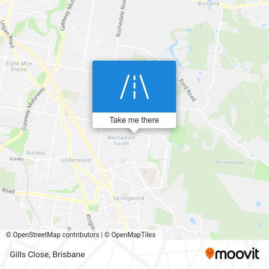 Gills Close map