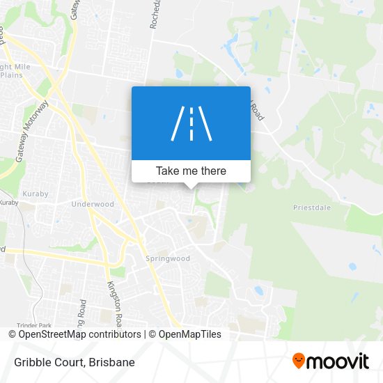 Gribble Court map