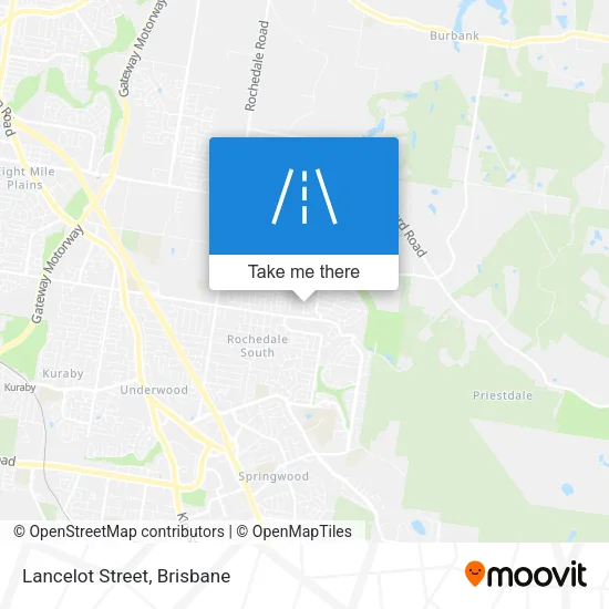 Mapa Lancelot Street