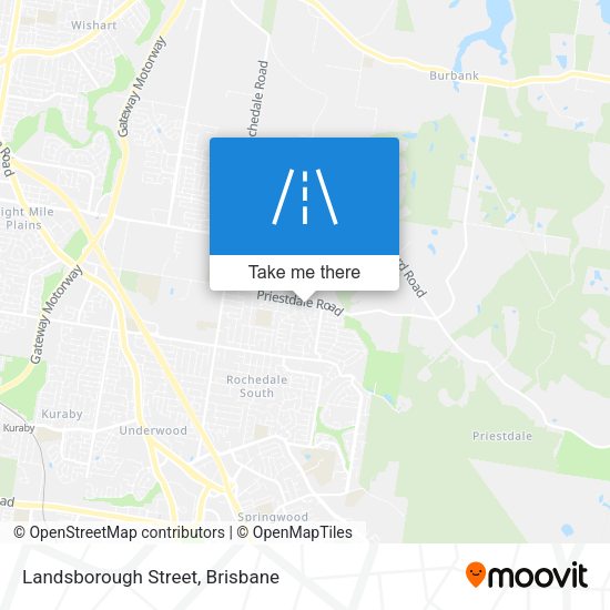 Landsborough Street map