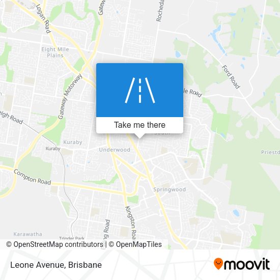 Leone Avenue map