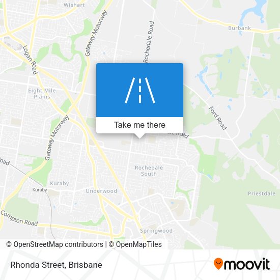 Rhonda Street map