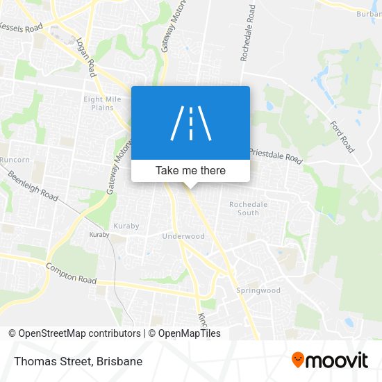 Thomas Street map