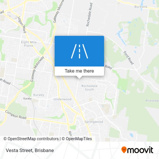 Vesta Street map