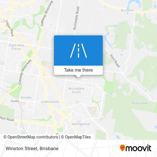 Winston Street map