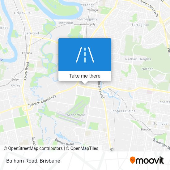 Balham Road map