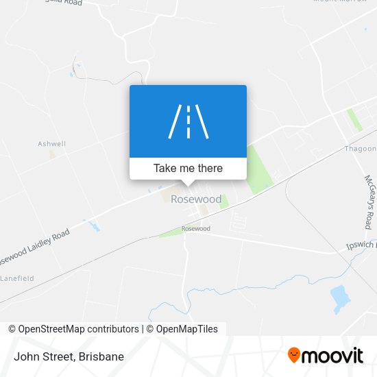 John Street map