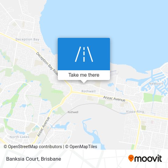 Banksia Court map