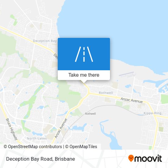 Deception Bay Road map