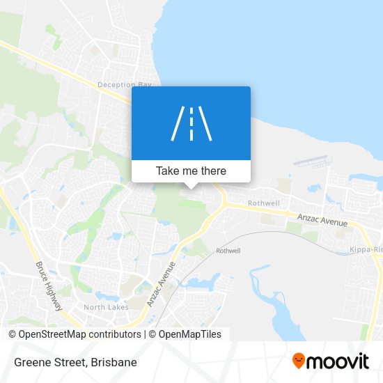 Greene Street map