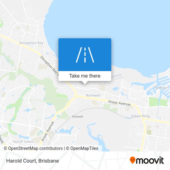 Harold Court map