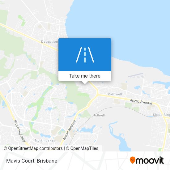 Mavis Court map