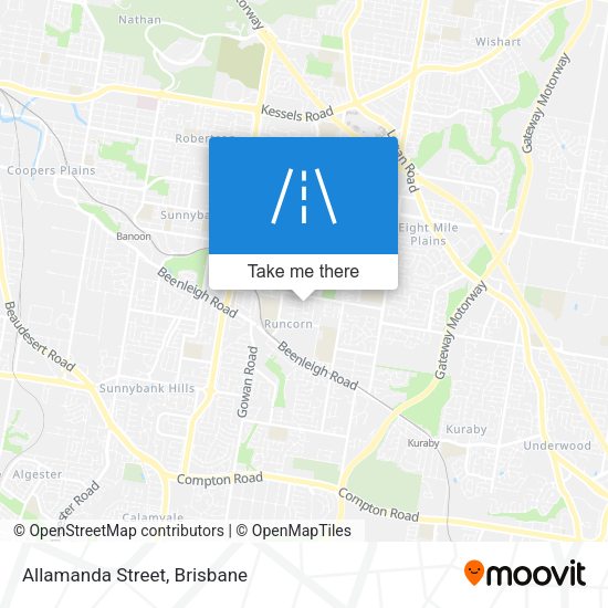 Allamanda Street map