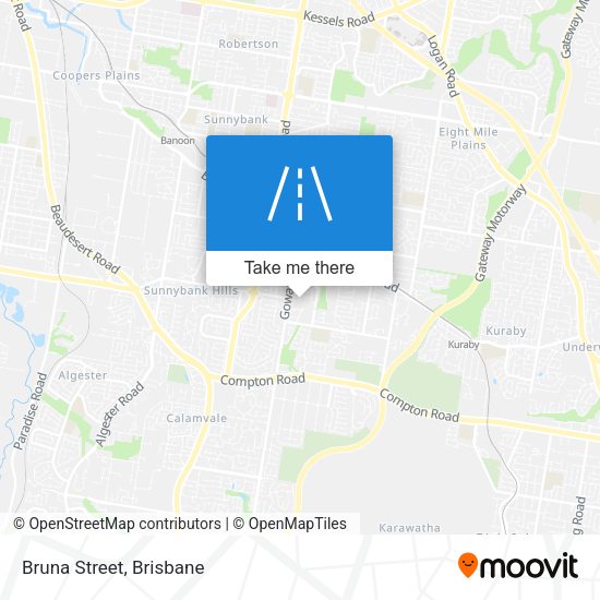 Bruna Street map
