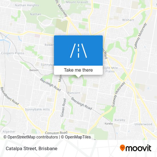 Catalpa Street map