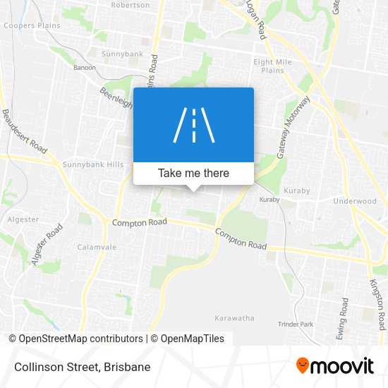 Collinson Street map