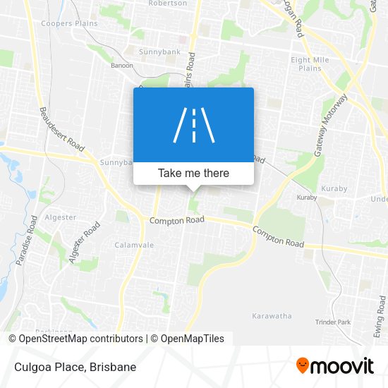 Culgoa Place map