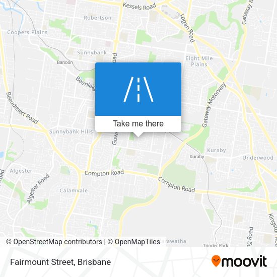 Fairmount Street map