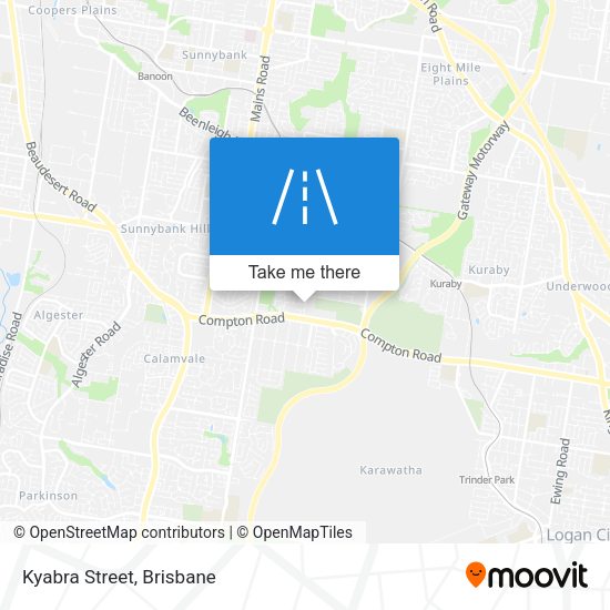 Kyabra Street map