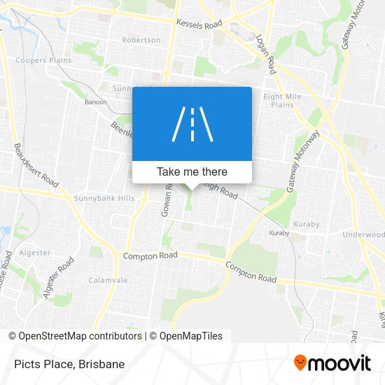 Picts Place map