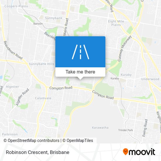 Robinson Crescent map