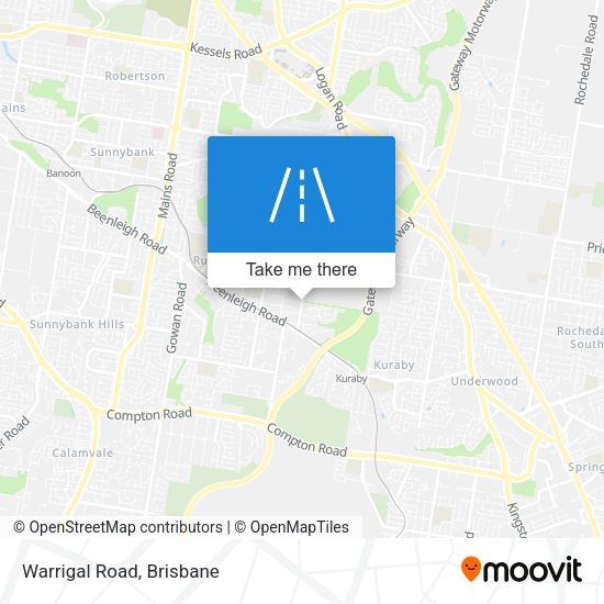 Warrigal Road map