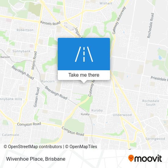 Wivenhoe Place map