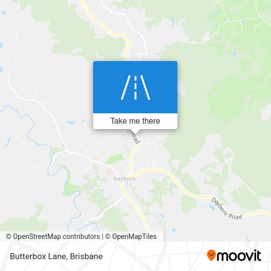 Butterbox Lane map