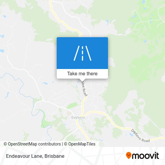 Endeavour Lane map