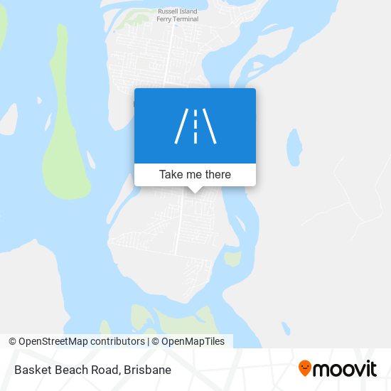 Basket Beach Road map