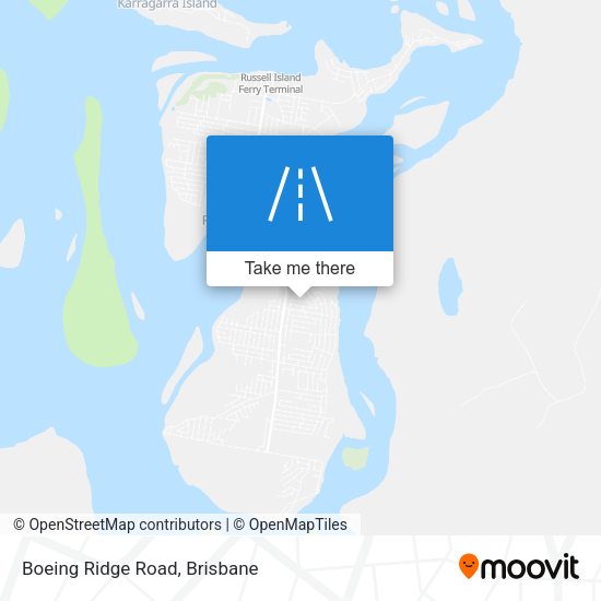 Boeing Ridge Road map