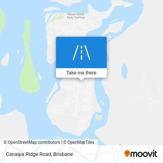 Canaipa Ridge Road map