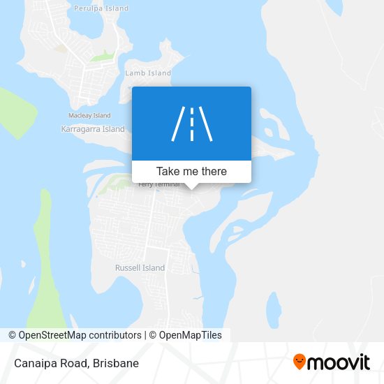 Canaipa Road map