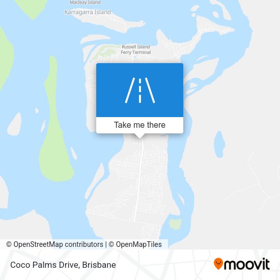 Coco Palms Drive map