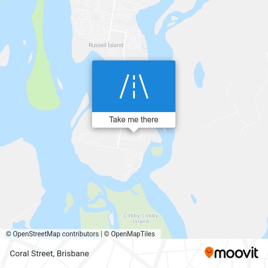 Coral Street map