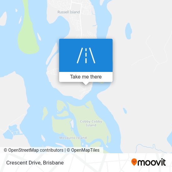 Crescent Drive map